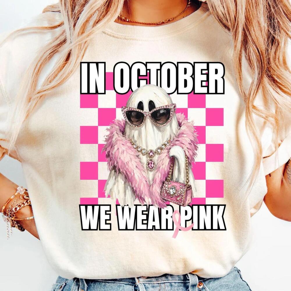S Ghost Shirt, In October We Wear , Survivor